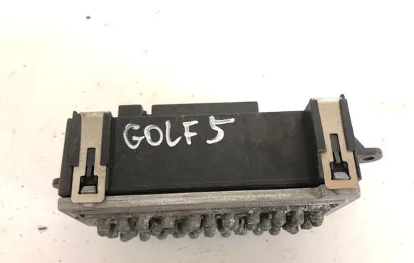 Volkswagen Golf V Heater blower motor/fan resistor 2468105383 3C0907521D