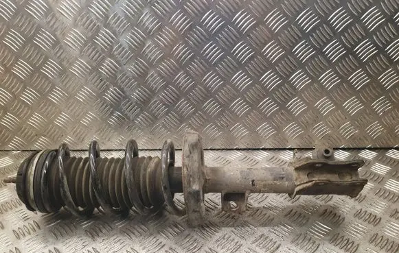 Front shock absorber with coil spring