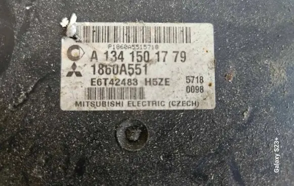 Mitsubishi Colt CZ3 Engine control unit/module A1341501779