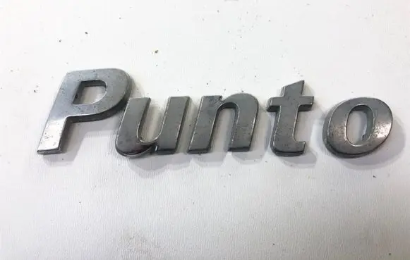 Fiat Punto (188) Manufacturers badge/model letters 
