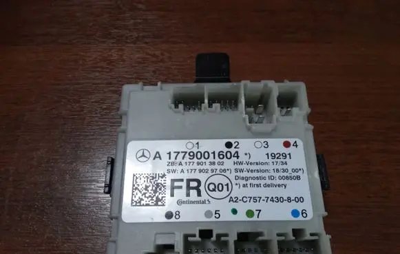 Mercedes-Benz A W177 Door control unit/module A1779001604
