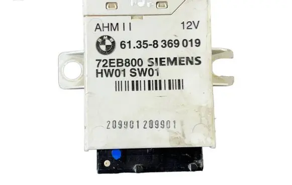 BMW 3 E46 Tow bar trailer control unit/module 8369019 72EB800