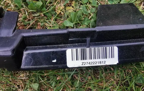 BMW 3 G20 G21 Front bumper foam support bar Z2742221812