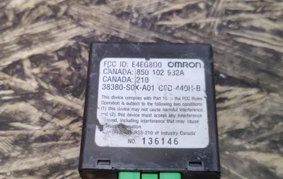 Honda Odyssey Keyless (KESSY) go control unit/module 850102932A 38380S0XA01