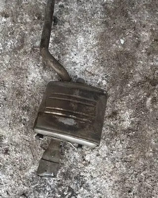 BMW 5 E60 E61 Muffler/silencer 7789946