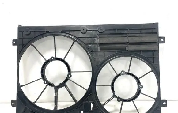 Audi A3 S3 8P Radiator cooling fan shroud 1K0121207AA ZSB1K0121205S 1355D300199