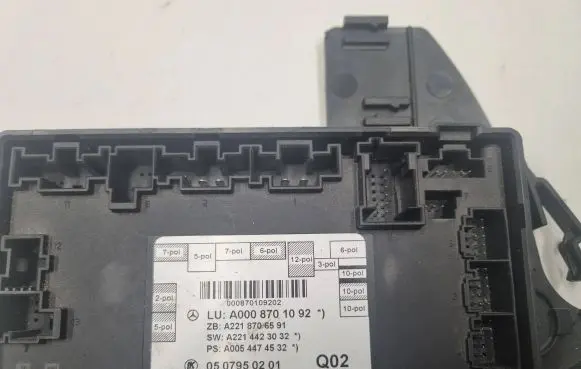 Mercedes-Benz S W221 Door control unit/module A0008701092 0008701092