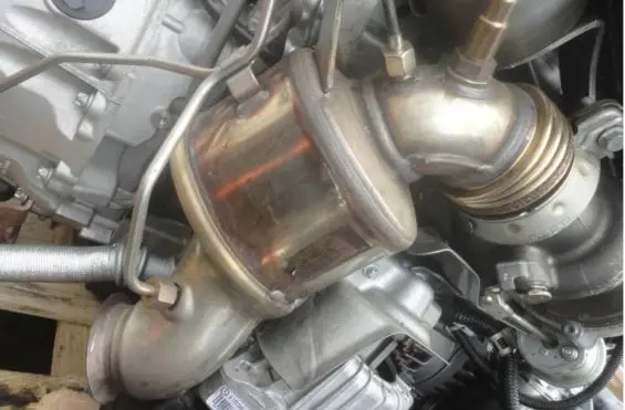 Mercedes-Benz SLK R172 Catalyst/FAP/DPF particulate filter 