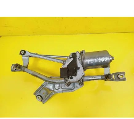 Front wiper linkage and motor