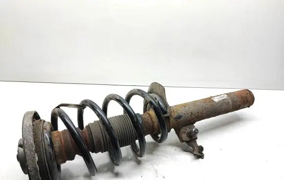 Front shock absorber with coil spring