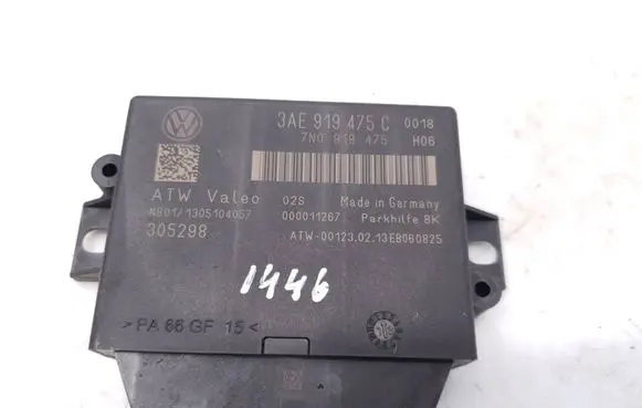 Volkswagen PASSAT B7 Parking PDC control unit/module 3AE919475C 7N0919475 000011267