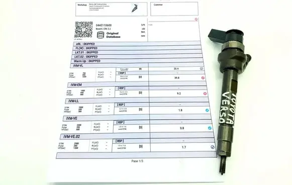 Toyota Verso-S Fuel injector 0445110600