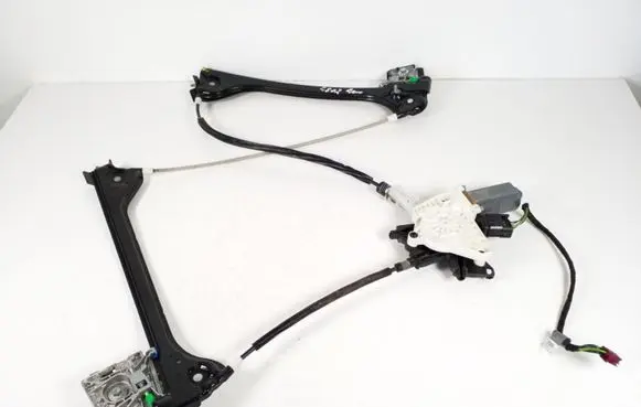 Front door window regulator with motor