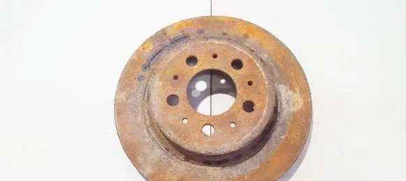 Volvo S60 Rear brake disc neventiliuojamas