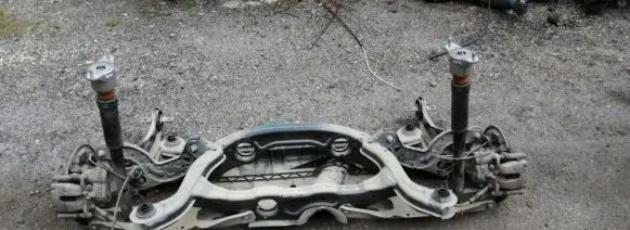 Rear axle beam