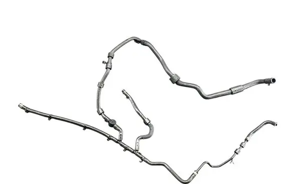 Volkswagen Touareg I Engine coolant pipe/hose 7H0121421 7L6122447M