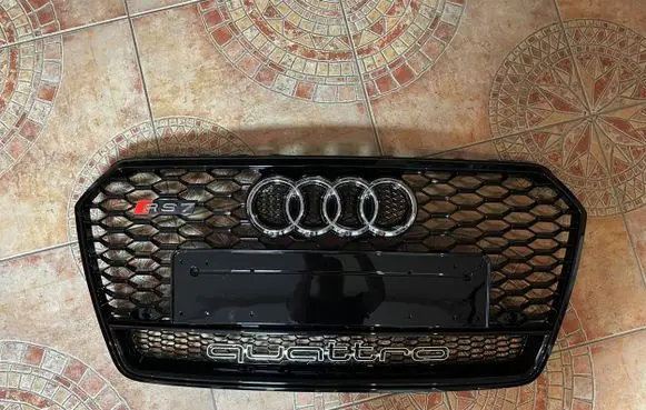 Front bumper upper radiator grill