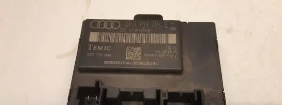 Audi A6 S6 C6 4F Door central lock control unit/module 4F0959794E