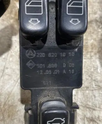Mercedes-Benz S W220 Electric window control switch 2208201010 120601A18 601698000