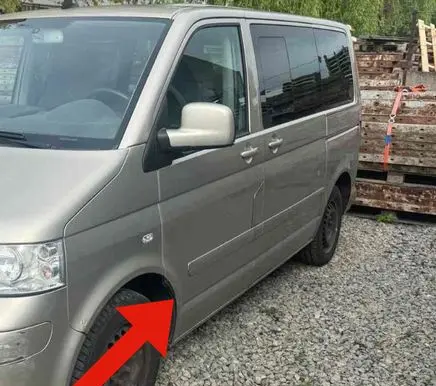 Volkswagen Multivan T5 Rubber seal front door (on door)