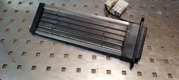 Electric cabin heater radiator