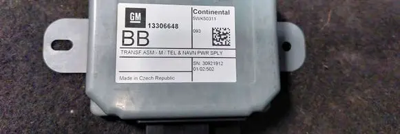 Opel Mokka GPS navigation control unit/module 13306648 OPEL-MOKKA OPEL-MOKKA-X