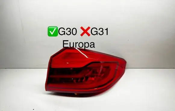 BMW 5 G30 G31 G38 Rear/tail lights 7376464 630002B 630000
