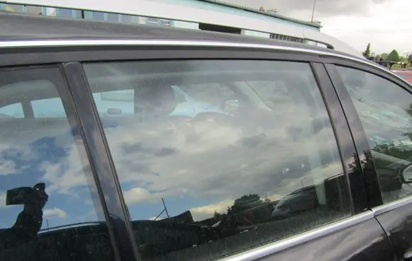 Renault Laguna III Rear door window glass 