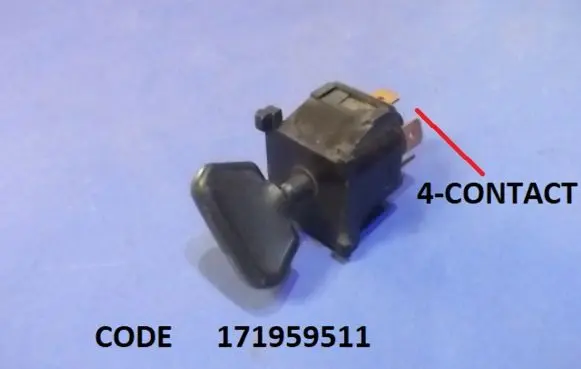 Volkswagen Jetta I Interior fan control switch 171959511