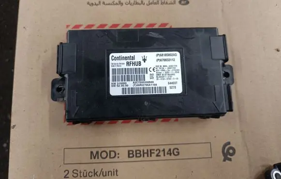 Maserati Ghibli Keyless (KESSY) go control unit/module 68185802AD