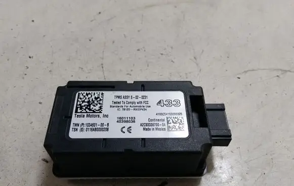 Tesla Model S Tire pressure control unit 103460100B