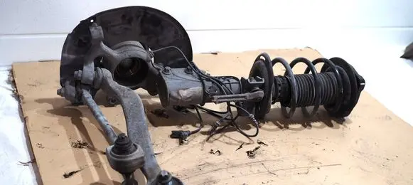 Mercedes-Benz C W204 Front shock absorber with coil spring A2043204366