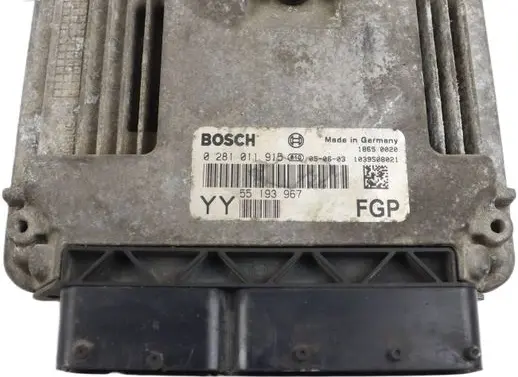Opel Vectra C Engine control unit/module 55193967 0281011915 1039S08021