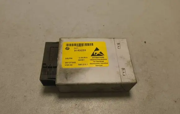 BMW 5 E60 E61 Center console control module 9183233 594401 28137346