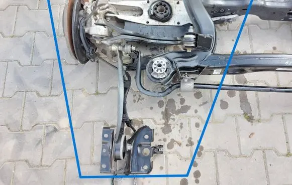 Mercedes-Benz GLA H247 Rear axle beam with reductor 