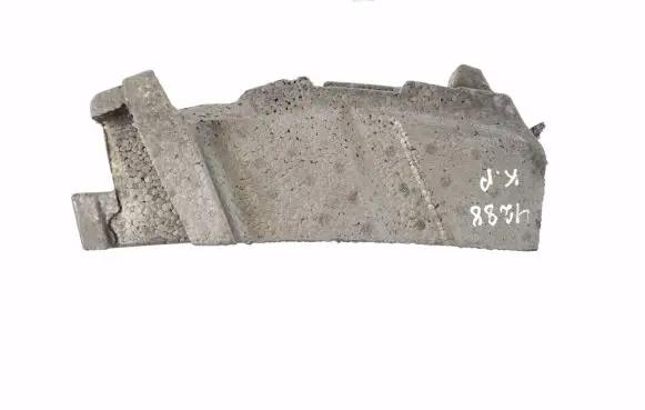 Front bumper foam support bar