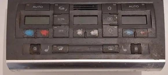Audi A4 S4 B6 8E 8H Climate control unit 8E0820043A 0136775 8E0820043AG