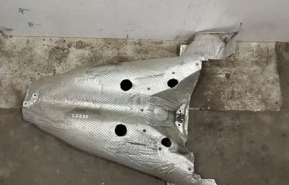 Aston Martin Vantage III Exhaust heat shield