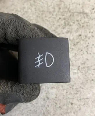 Saab 9-5 Fog light switch 4409223