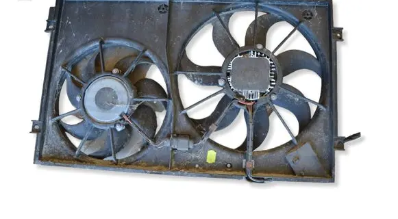 Seat Leon (1P) Electric radiator cooling fan 1K0121207T 1355D300190