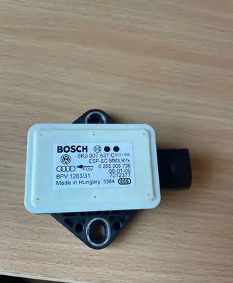 Audi A4 S4 B8 8K ESP acceleration yaw rate sensor 8K0907637C 7012377 0265005738