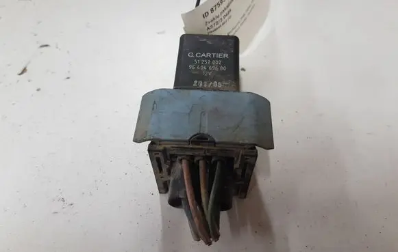 Peugeot 807 Glow plug pre-heat relay 51252002 9640469680