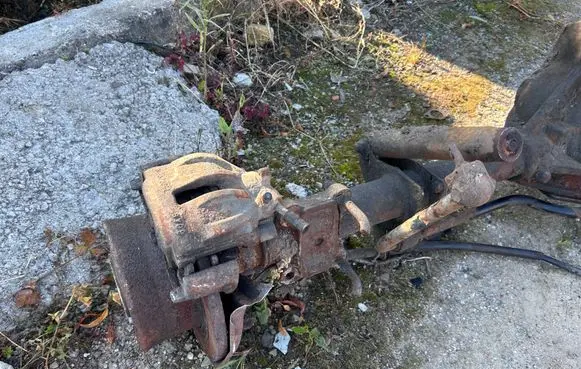 Volkswagen II LT Rear axle beam with reductor 