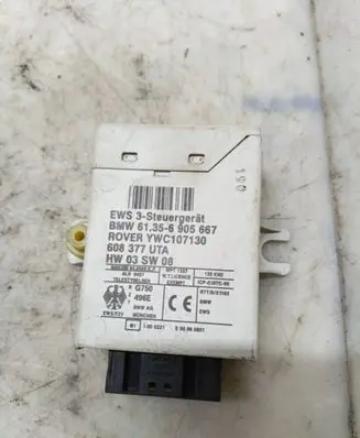 BMW 3 E46 Immobilizer control unit/module 61356905667 YWC107130 608377UTA