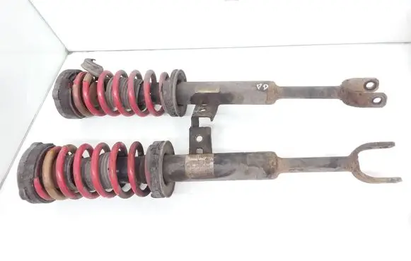 Front shock absorber with coil spring