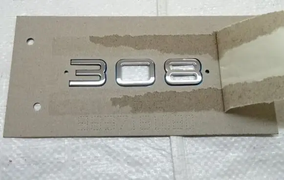 Peugeot 308 Manufacturer badge logo/emblem 98371810DX