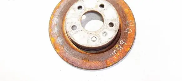 Opel Zafira A Rear brake disc neventiliuojamas