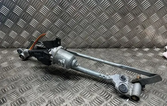 Front wiper linkage and motor