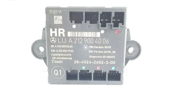 Mercedes-Benz E W212 Door control unit/module A2129004006 A2128208626 A2129029902