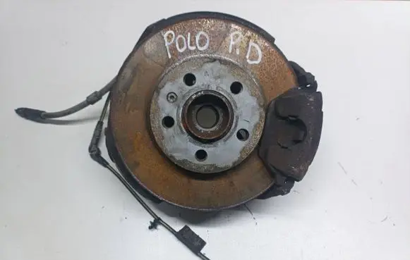 Volkswagen Polo VI Front wheel hub spindle knuckle 2Q0407256M